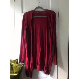 Red/Crimson Boyfriend Torrid Cardigan